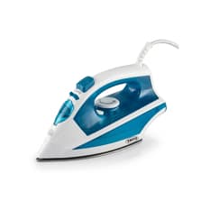 Plancha de vapor eléctrica blanca y azul TATO YB-202