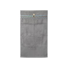 Toalla de baño de algodón gris Gutza