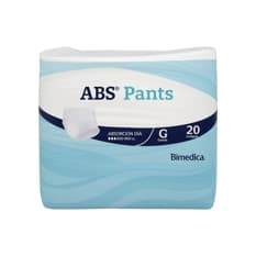 Pañales desechables para adultos talla G ABS PANTS (20 U)