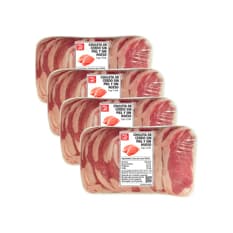 Chuleta de cerdo sin piel y sin hueso PDL LMC (4 x 1 kg / 2.2 lb)