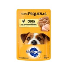 Comida para perros razas pequeñas sabor pollo en filete Pedigree (100 g / 3.5 oz)