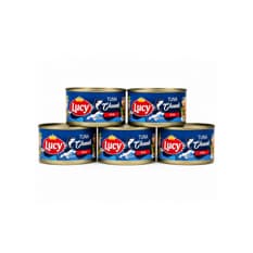 Atún lomitos en aceite Lucy ( 5 x 185 g / 6.53 oz)