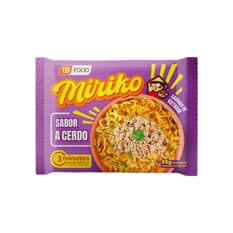 Sopa instantánea de fideos sabor a cerdo Miriko (65 g / 2.29 oz)
