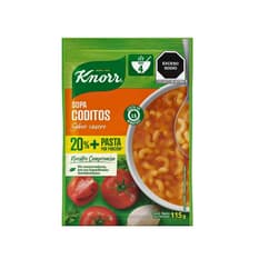 Sopa coditos sabor casero Knorr (115 g / 4 oz)