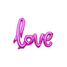 Globo "Love" en rosado Ballon