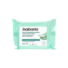 Toallitas desmaquilladoras con Aloe Vera Babaria (25 U)
