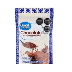 Chocolate en polvo granulado Great Value (320 g / 11.29 oz)