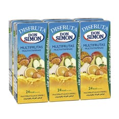 Zumo - jugo - multifrutas multivitaminas Disfruta Don Simon (6 x 200 ml)