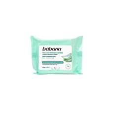 Toallitas húmedas desmaquilladoras aloe+vit E Babaria (25 U)
