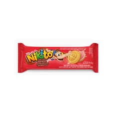 Galletas dulces con crema sabor fresa Nikito (51.6 g / 1.82 oz)