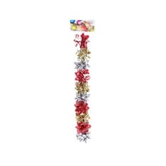Pack de 10 lazos Navidad color surtido blister 8 cm Casa y Menaje