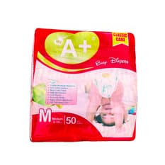 Pañales desechables - culeros - para bebé etapa 2 - Talla M (50 U)