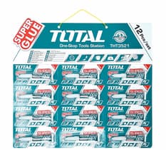 Super pegamento THT3521 Total Tools (12 U)