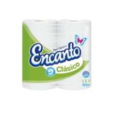 Papel sanitario doméstico clásico Encanto (4 U)