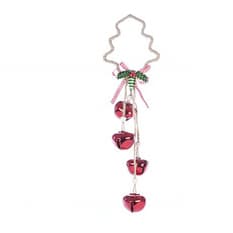 Colgante navideño de cascabel rojo