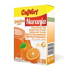 Gelatina sabor naranja Calnort (170 g / 6 oz)