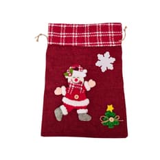 Bolsa decorada de navidad color variado Gutza