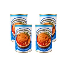 Filete de túnidos en salsa de tomate Valcatá SURL (4 x 400 g / 14.11 oz)