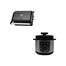 Olla reina a presión eléctrica de 5 L Tato VRC-50 + Parrilla asador antiadherente de color negro TATO H803