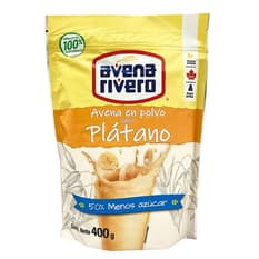 Avena en polvo sabor plátano Avena Rivero (400 g / 14.11 oz)