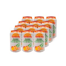 Néctar de mango, piña y guayaba Sunchy( 12 x 334 ml)