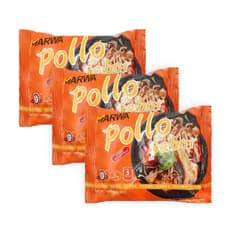 Sopa instantánea de fideos sabor pollo Marwa (3 x 85 g / 3 oz)