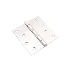 Bisagra de pasador suelto con terminación cromada de 4" x 4" Security (2 U)