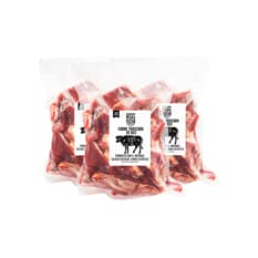 Carne troceada de res Cosecha Real (3 x 2 kg / 4.4 lb)