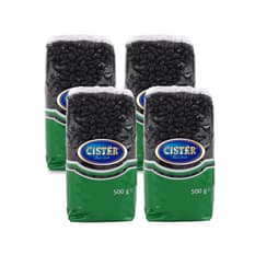 Frijoles negros Cister (4 x 500 g / 17.63 oz)