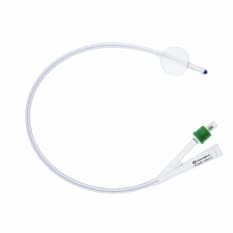 Catéter Foley 2 vías de silicona 14 fr 10 ml
