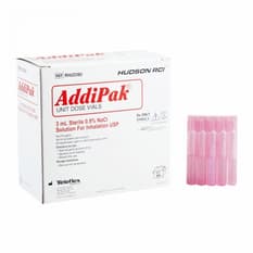 Solución estéril de Cloruro de sodio 0.9%/ 3 ml (5U)