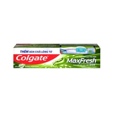 Cepillo de dientes para adultos + Pasta dental sabor té verde Max Fresh Colgate (225 g / 7.93 oz)