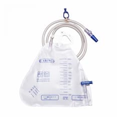 Bolsa de drenaje urinario con válvula antirreflujo Medline 2000 ml
