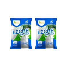 Leche entera en polvo Macro Food (2 x 1 kg / 2.2 lb)