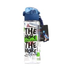 Botella estampada para agua color azul Titiz