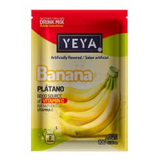 Refresco instantáneo sabor plátano YEYA (10 g)