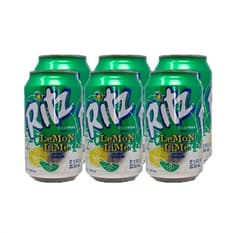 Refresco gaseado sabor lima-limón Ritz (6 x 355 ml)