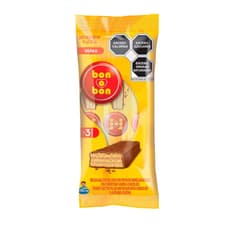 Galletas rellena con pasta de maní y cobertura de chocolate Bon o Bon (81 g / 2.85 oz)