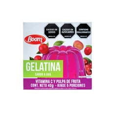 Gelatina sabor uva Boom (40 g / 1.41 oz)