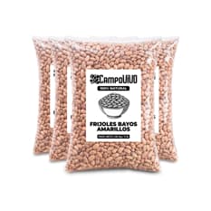 Frijoles bayos amarillos Campo Vivo (4 x 1.36 kg / 3 lb)