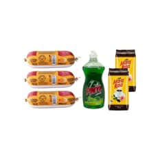 Combo mixto (mortadella, detergente y café)