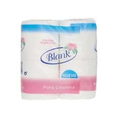Papel higiénico de pura celulosa Blank (4 U)