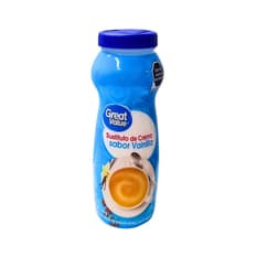 Sustituto de crema en polvo para café sabor vainilla Great Value (400 g / 14.1 oz)