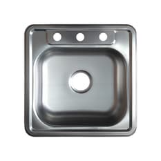 Fregadero de acero inoxidable 49 cm x 49 cm Estone