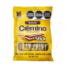 Tableta con cocoa sabor avellana Bicolor Stick Cremino (112 g / 3.95 oz)