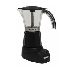 Cafetera eléctrica negra de 6 tazas Desmatt KCM-006
