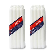 Velas blancas de cera Ifa Corp. (2 x 8 U)