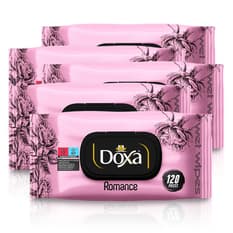 Toallitas húmedas con aroma a romance Doxa (5 x 120 U)
