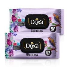Toallitas húmedas con aroma cálido Doxa (2 x 120 U)