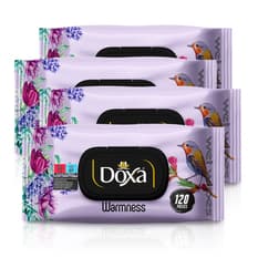 Toallitas húmedas con aroma cálido Doxa (4 x 120 U)